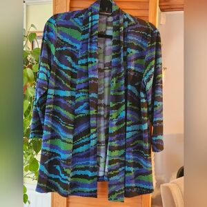 TRAVEL ELEMENTS SLINKY JACKET SIZE MED WRINKLE RESISTANT